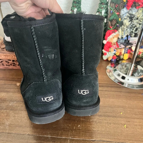 Black Shearling Boots - Picture 3 of 5